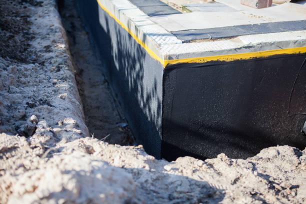 Residential Waterproofing installation at a Osseo, WI home by SJ Waterproofing Pros